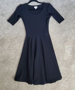 LulaRoe Black Noir Nicole Dress